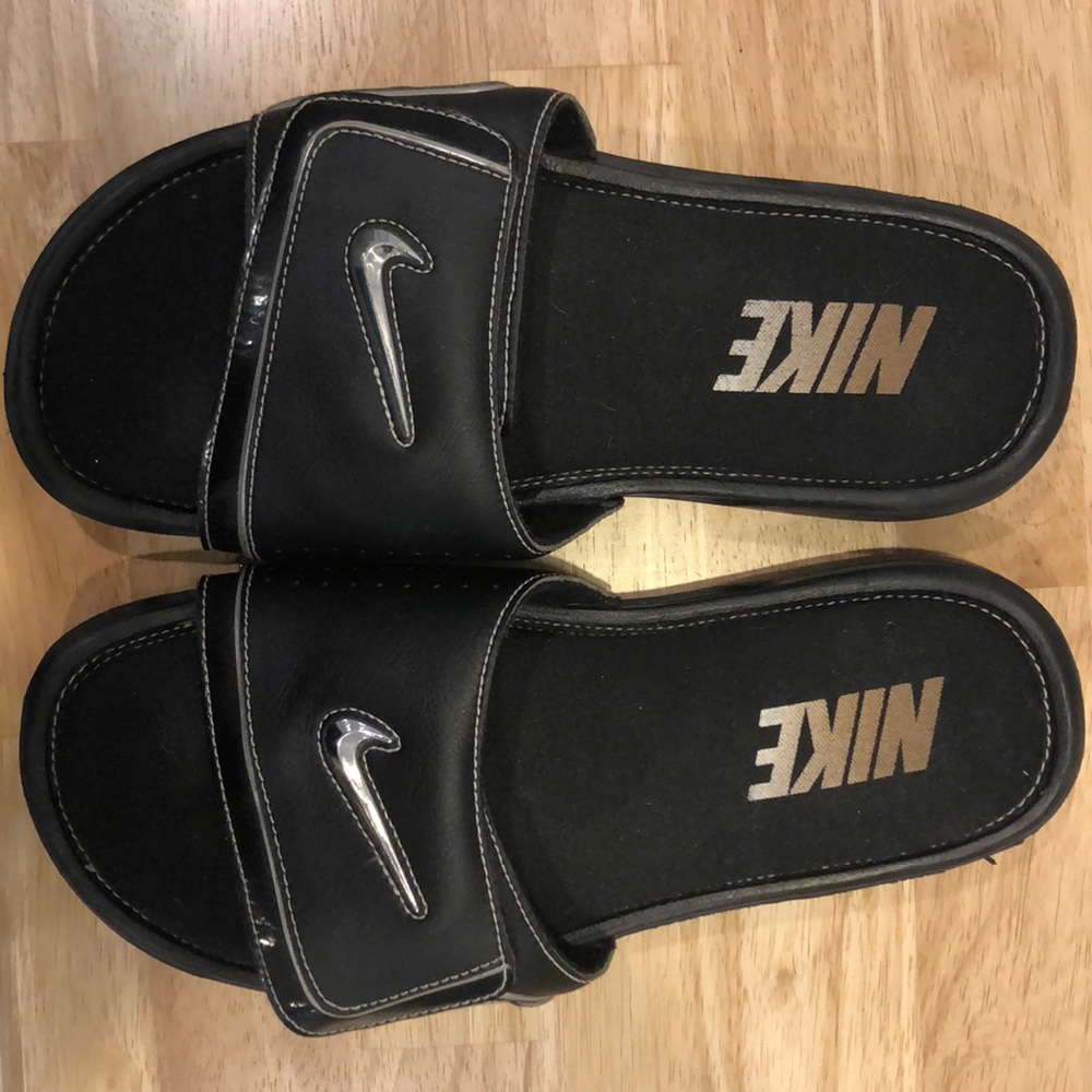 Nike slides, size 10